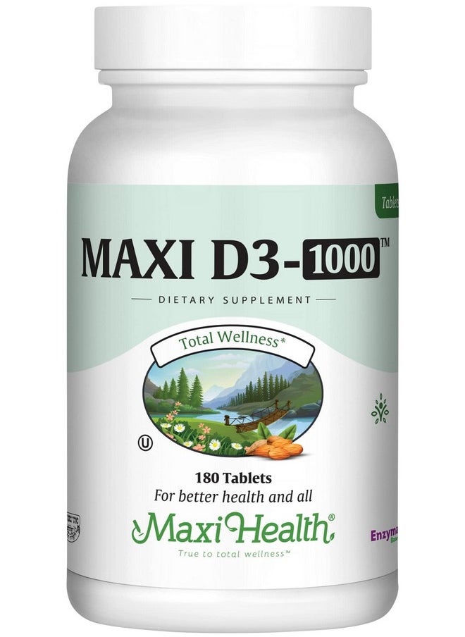 Maxi Health D3 1000 (180 Tablets Tablets)  - Image 2
