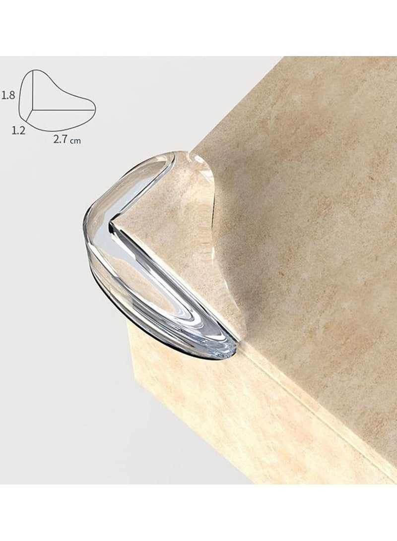 Furniture Corner Protectors, Clear Safety Table Guards for Baby Child Proofing, Water Drop Shape Protectors Against Sharp Corners (10 Pcs) - Image 5