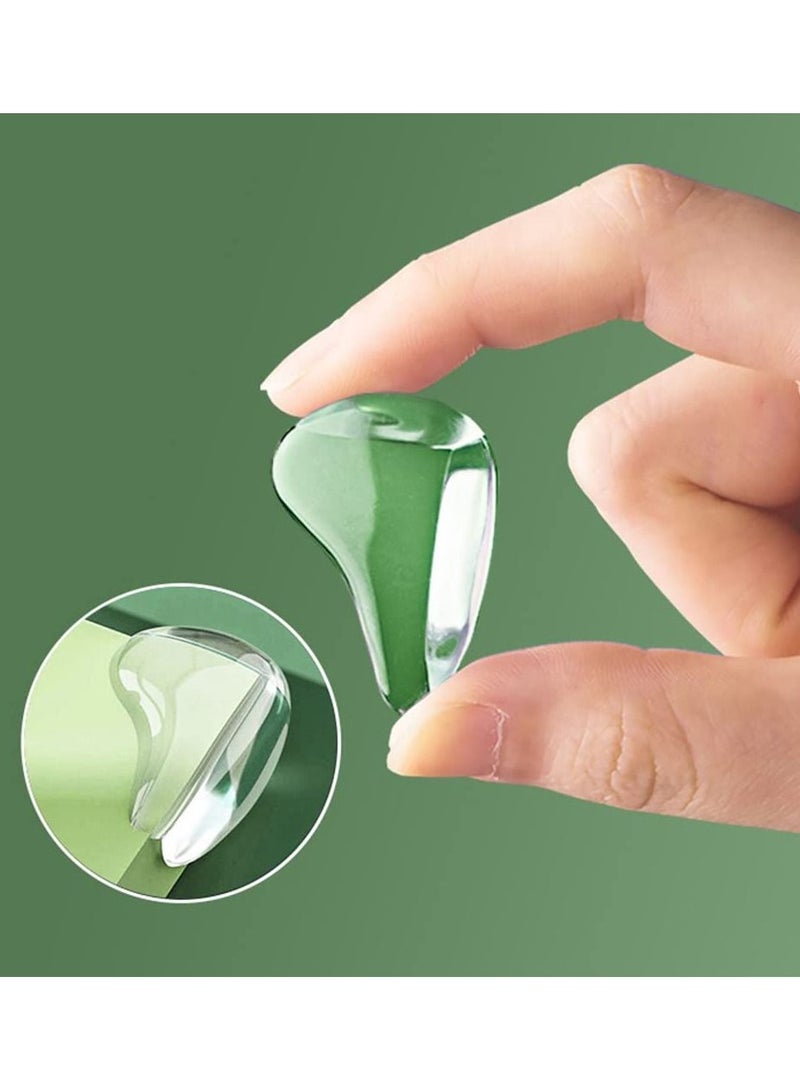Furniture Corner Protectors, Clear Safety Table Guards for Baby Child Proofing, Water Drop Shape Protectors Against Sharp Corners (10 Pcs) - Image 3