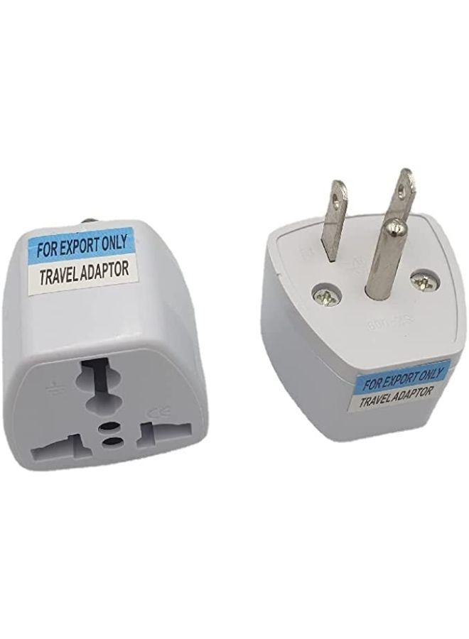 Universal AU UK EU to US AC Power Plug Travel Power Socket Adapter Converter Outlet - Image 1