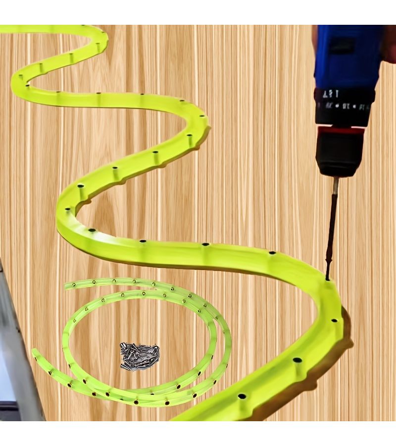 78.78 Inch Manual Woodworking Template For Curved Routing Flexible Guide Tool - Image 1