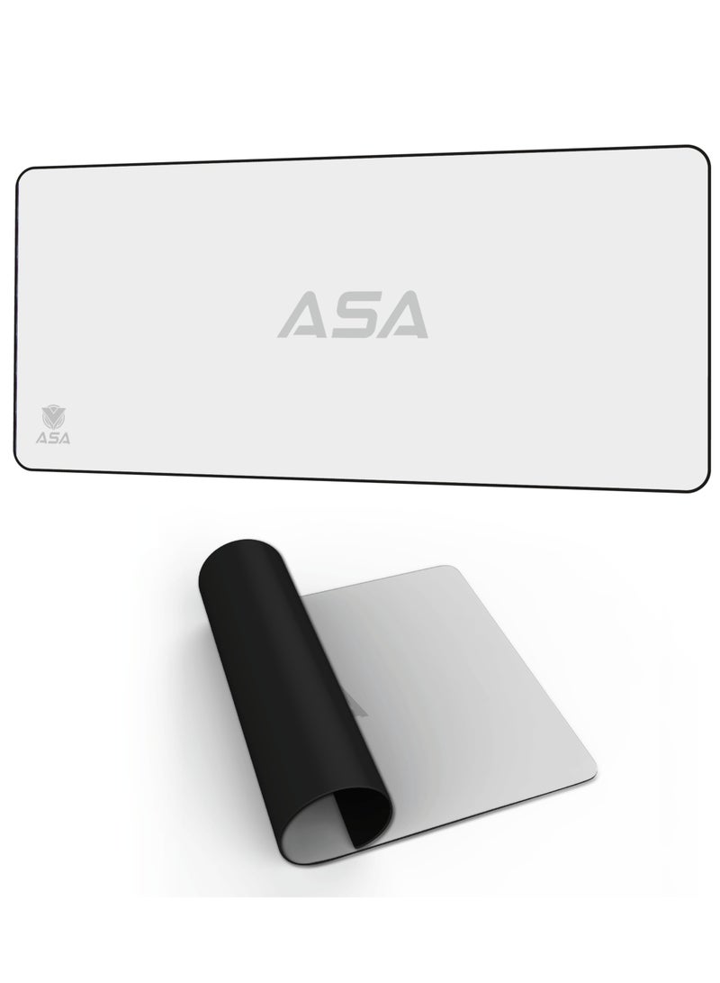 ASA Extended Mouse Pad 90x40cm Non-Slip Rubber Base with Stitched Edges, Smooth Cloth Surface, Waterproof  - Image 1