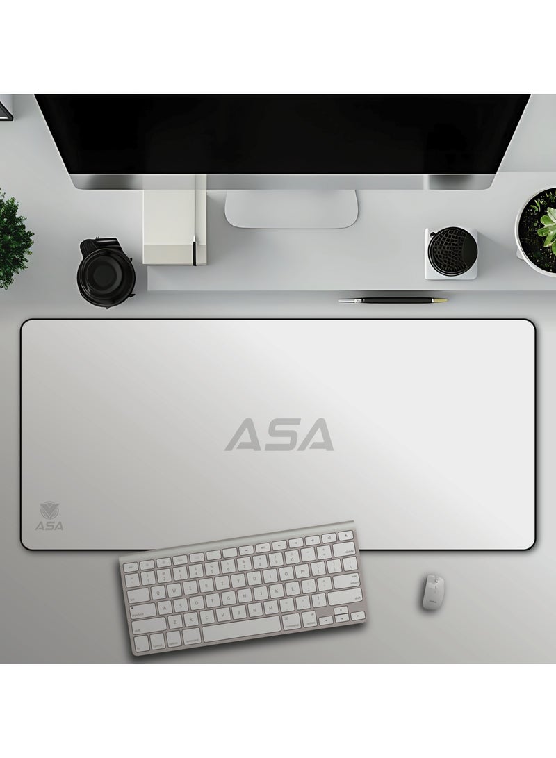 ASA Extended Mouse Pad 90x40cm Non-Slip Rubber Base with Stitched Edges, Smooth Cloth Surface, Waterproof  - Image 3