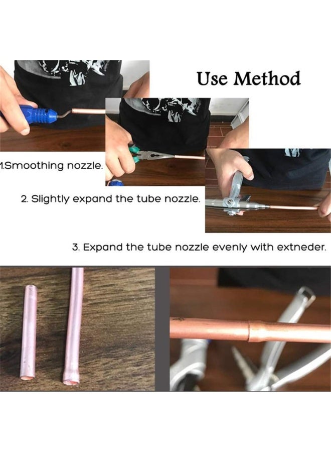 Copper Pipe Tube Expander Tool manual Swaging hand tool Refrigeration Tube Expanding Tool kit 1/4” to 7/8”  - Image 5