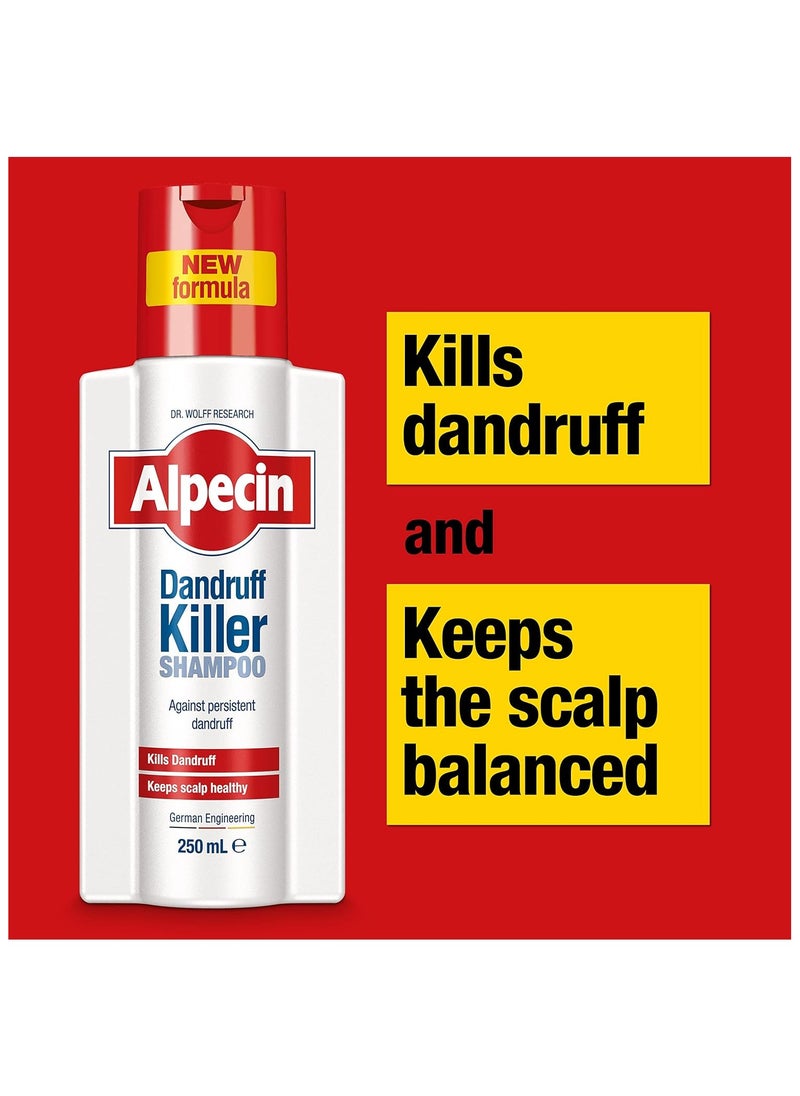 Alpecin Alpecin anti-Dandruff Shampoo 250ml (Pack of 2)  Effectively Removes and Prevents Dandruff - Made in Germany  - Image 2