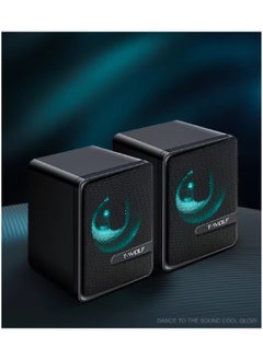 T-WOLF Stereo Sound And RGB Lights Powerful Gaming Speakers For PC Monitor Laptop  - Image 5