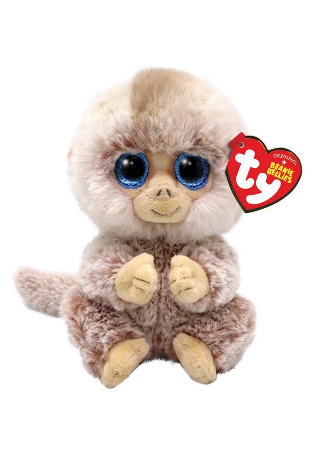 Ty Beanie Bellies-TY41036 Stubby Monkey Soft Toy, 15 cm, TY41036, Brown, Beige, Small