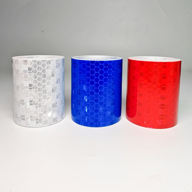 Chixiahong Honeycomb Lattice Reflective Car Edge Protection Tape Waterproof UV Resistant - Image 5
