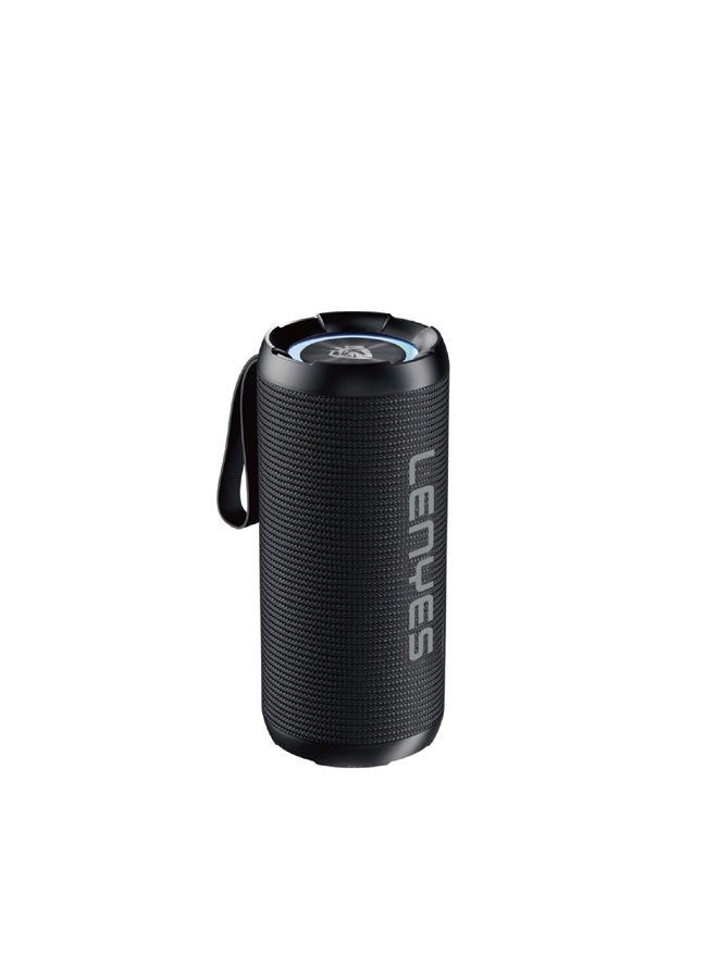 Lenyes S871 Portable Wireless Bluetooth Speaker with TWS, Deep Bass & Waterproof Design Black - Image 1