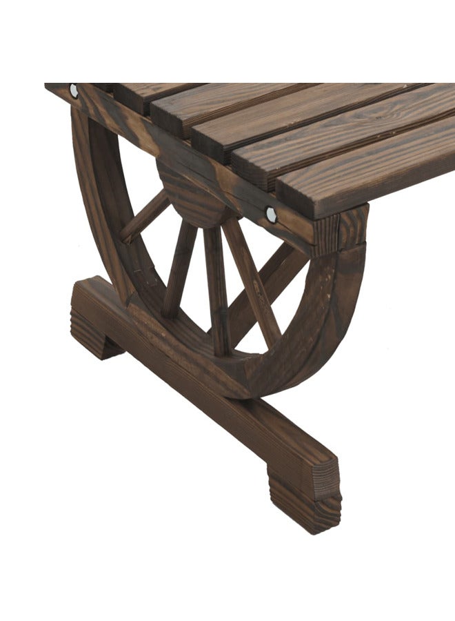 vidaxl Garden Coffee Table 90x50x40 cm Solid Wood Fir 365108 - Image 3