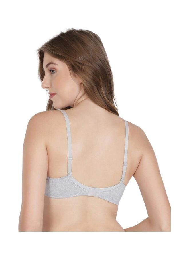 JOCKEY - Jockey FE23 Women Wire free Padded Super Combed Cotton Elastane Stretch Medium Coverage Multiway Styling T Shirt Bra with Detachable Straps - Image 1
