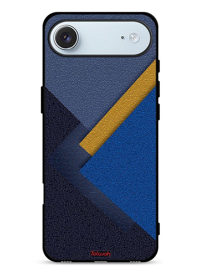 Tolwak Apple iPhone Air Protective Case Cover Triangles Leather Shades Pattern - Image 1