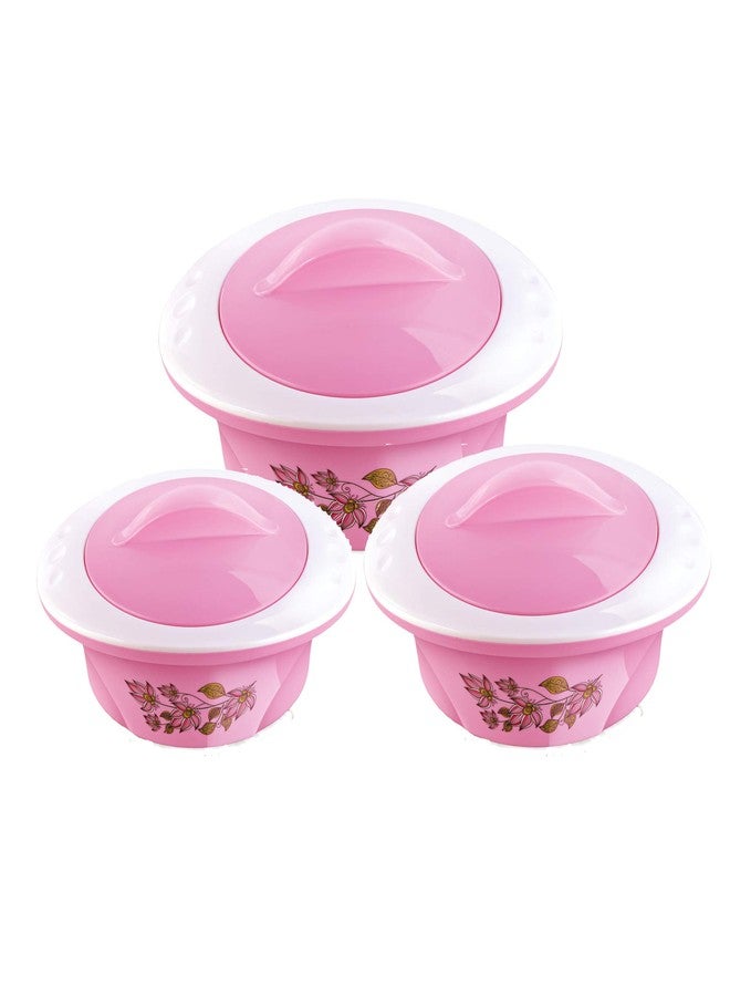 JAYCO Luxe Casserole Set Big, 3 Pieces, Pink