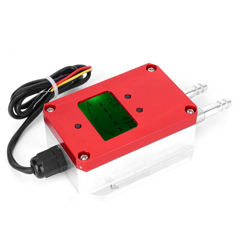 LCD Intelligent Digital Air Transmitter Air Pressure Sensor DC 24V 4-20mA for Ward Ventilation±500Pa - Image 1