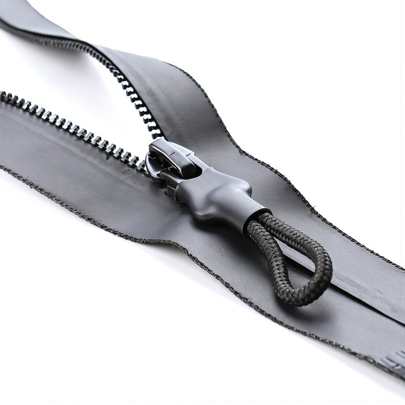 Advanced Waterproof Zipper Heavy Duty 3# Black 10-100cm Rust Proof Smooth Pull Long Lasting - Image 4