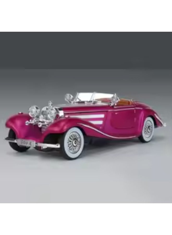 TOY GARDEN 1:18 Scale Classic Model Car – Purple Alloy Diecast Replica, Collectible Decoration Gift  - Image 2
