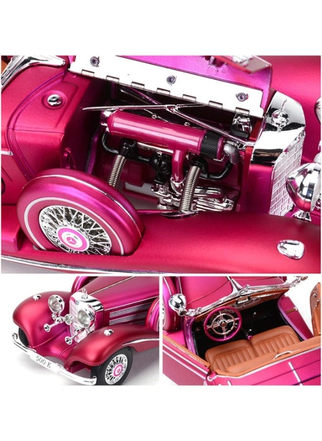 TOY GARDEN 1:18 Scale Classic Model Car – Purple Alloy Diecast Replica, Collectible Decoration Gift  - Image 3