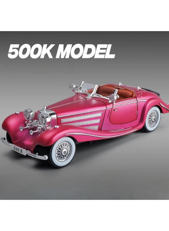 TOY GARDEN 1:18 Scale Classic Model Car – Purple Alloy Diecast Replica, Collectible Decoration Gift  - Image 5