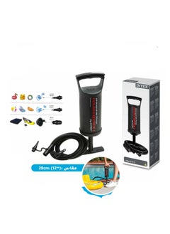 INTEX Double Quick 1 Hand Pump Black 29cm 