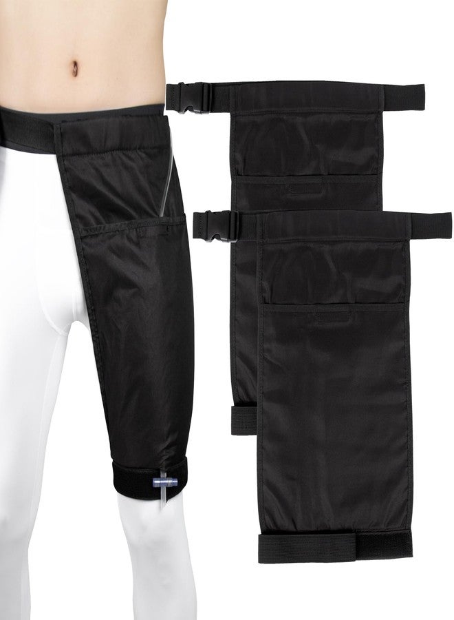 ZXMOBY Catheter Leg Bag Holder with Adjustable Waist Belt,Portable Catheter Urine Collection Pouch Cover,Secure Hidden Urine Bag Holder Collection Pouch for Catheter/Post-Surgery Care - Image 1