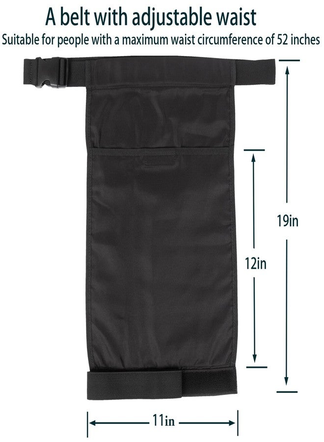 ZXMOBY Catheter Leg Bag Holder with Adjustable Waist Belt,Portable Catheter Urine Collection Pouch Cover,Secure Hidden Urine Bag Holder Collection Pouch for Catheter/Post-Surgery Care - Image 3