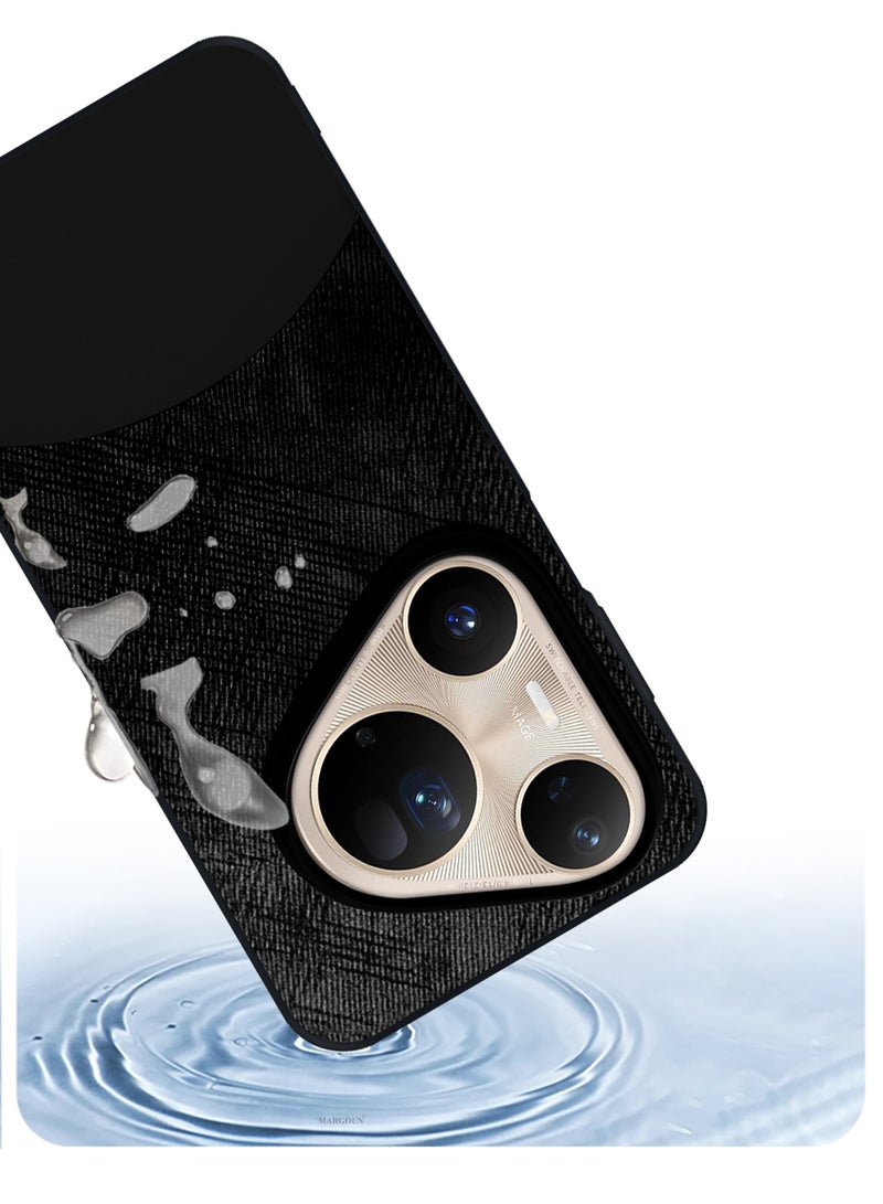 CATANES Silicone Case Cover for Huawei Pura 80 Ultra - Slim Fit  Anti-Slip Thin and Shockproof Protection Raised Edges for Camera and Screen Protection - Black - Image 4