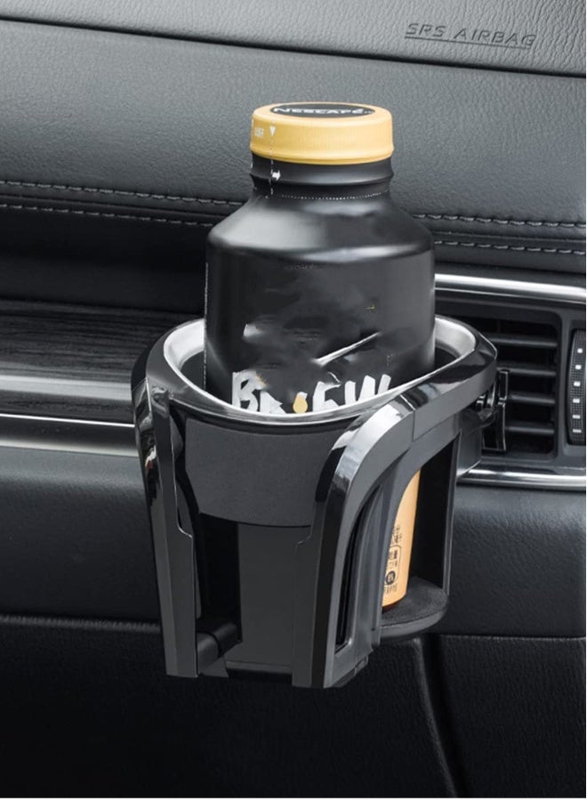 Car Cup Holder for Air Vent,   2 in 1 Cup Phone Mount for Air Vent, Car Air Vent Cup Bottle Mount, Adjustable Car Air Conditioner Vent Drink Holder, Water Bottle Holder, Universal for SUV Truck Van