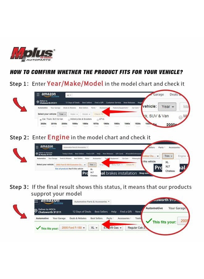 MPLUS OE SOLUTION AUTOPARTS VS50588R Engine Valve Cover Gasket Set replace 99-10 for Lexus ES300 RX330 RX400H/ for Toyota Camry Highlander Sienna Avalon Solara 3.0L 3.3L 1MZFE 3MZFE - Image 4