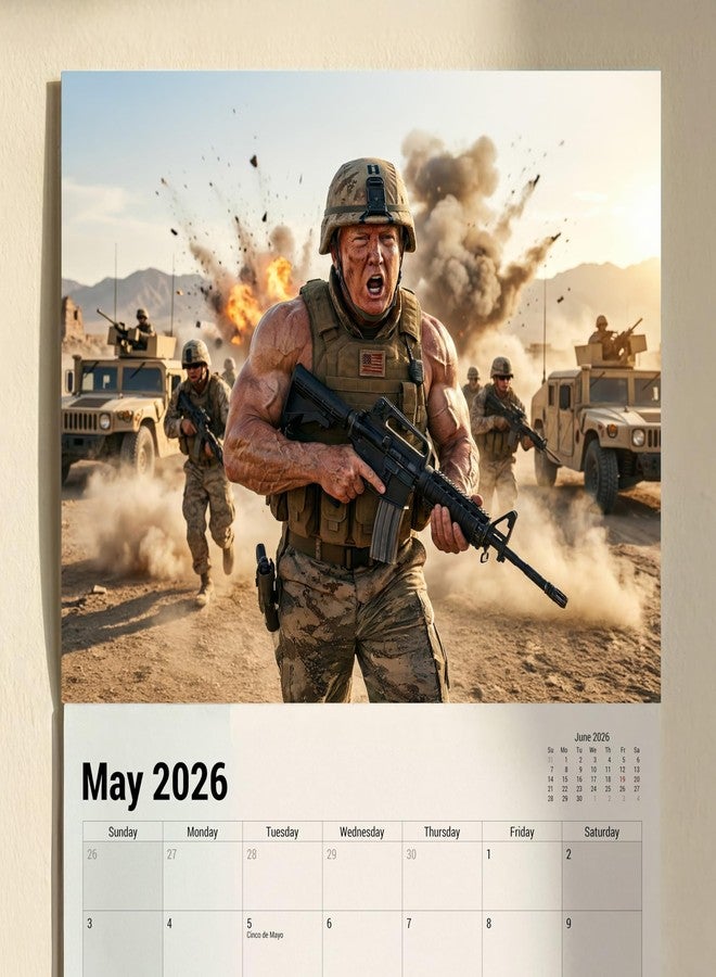 END THE WOKENESS Trump 2026 Military Calendar – Commander-in-Chief Edition - Image 5