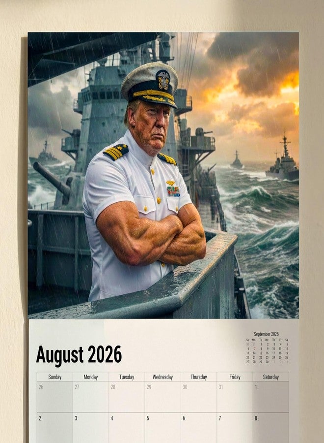 END THE WOKENESS Trump 2026 Military Calendar – Commander-in-Chief Edition - Image 3