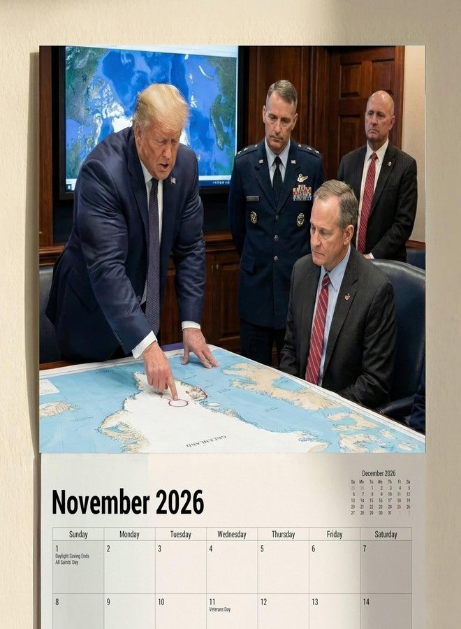 END THE WOKENESS Trump 2026 Military Calendar – Commander-in-Chief Edition - Image 4