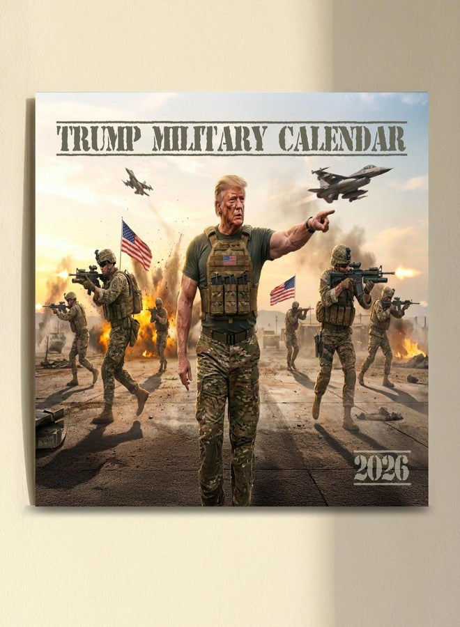 END THE WOKENESS Trump 2026 Military Calendar – Commander-in-Chief Edition - Image 1
