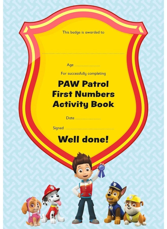 Paw Patrol First Numbers Activity Book  - Image 5