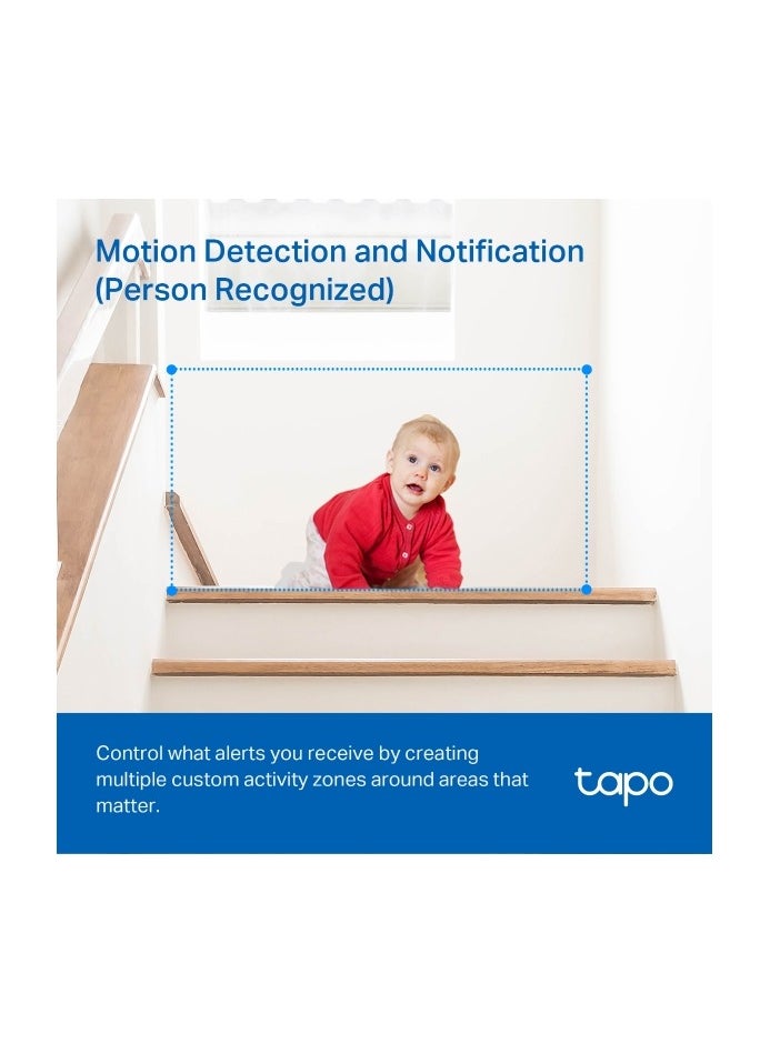 tapo - Tapo C200 Pan/Tilt 1080p Full HD Home Security Wi-Fi Camera Live View And Two-Way Audio Night Vision Motion Detection Baby Monitor MicroSD Card Support Works With Google Assistant And Amazon Alexa Remote Management By App - Image 1