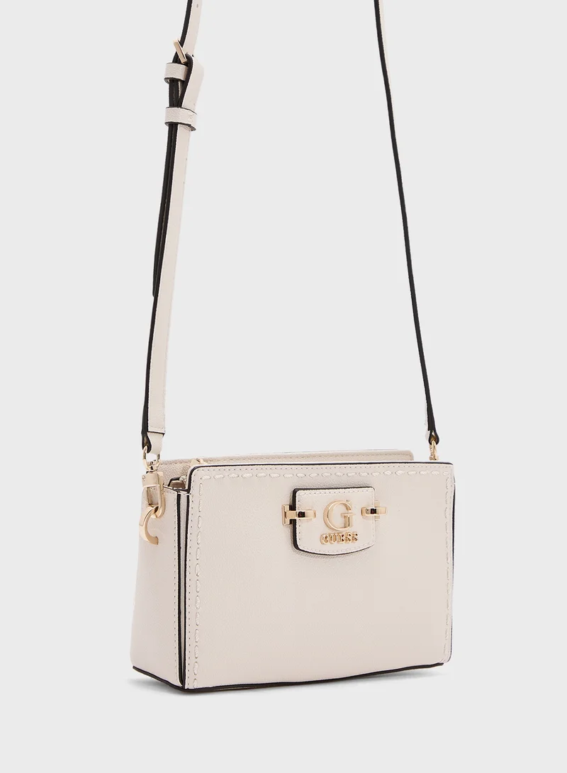 جس Nastra Mini Crossbody Top Zip