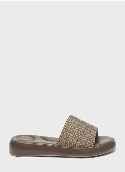 shoexpress Single Strap Flat Sandals