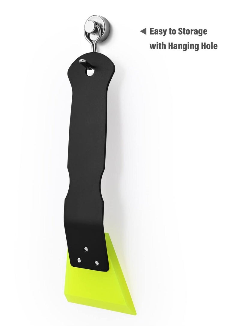 Beauenty 2 Pack Small Squeegee for Vinyl Vinyl Wrap Window Tint Kit Stainless Steel Handle Mini Squeegee for Mirror Shower Glass Door Window Car Glass Cleaning Car Light Bumper Car Wrap Wallpaper - Image 2