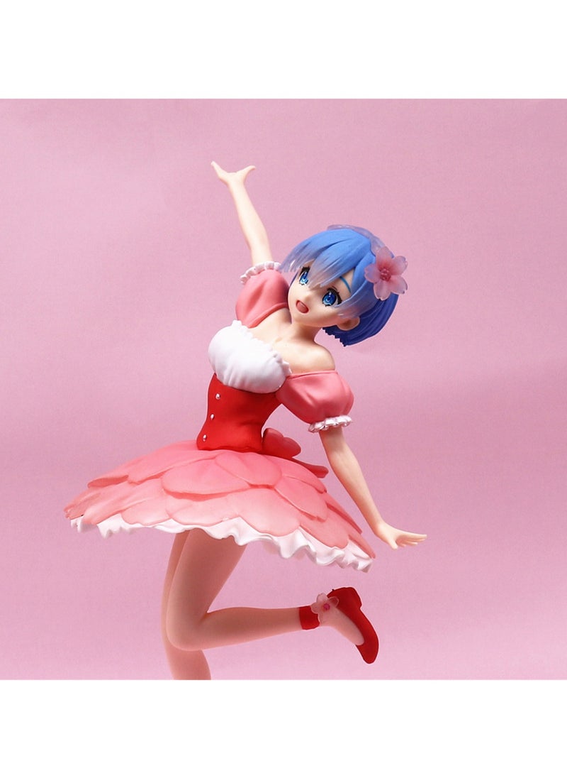 Generic - Anime Character Cherry blossoms Skirt Rem Figures Suitable For Ornaments And Gifts - Image 1