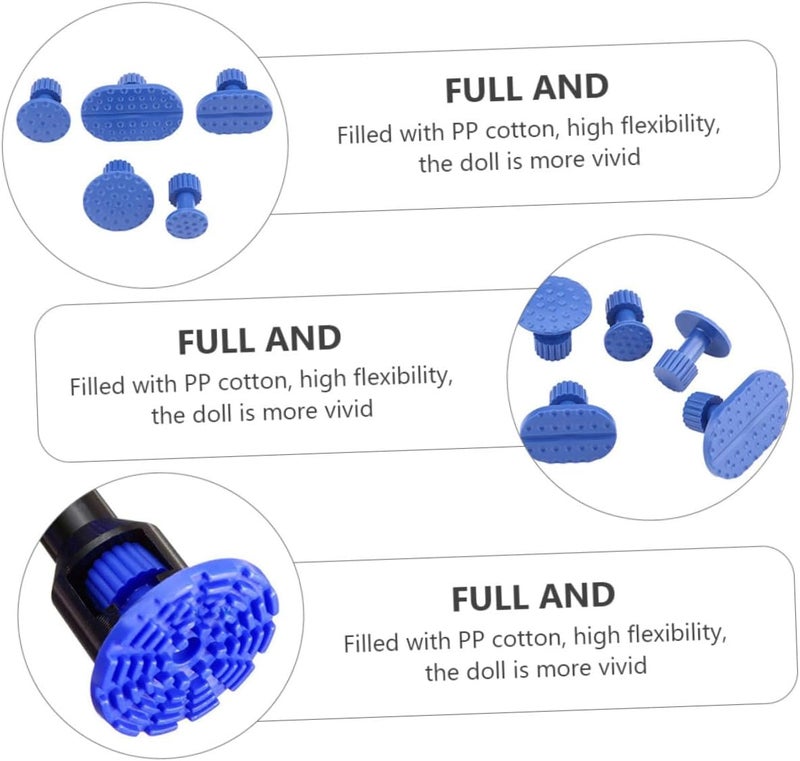 VOSAREA 1Set Paintless Kit Vehicle Dent Puller with Suction Cups DIY Body Kit for Dent Removal Durable Tools for Auto Body Repair - Image 4