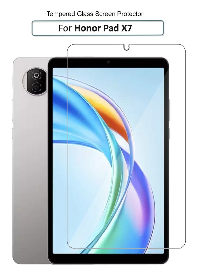 BYTER For Honor Pad X7 - Tempered Glass Screen Protector - Premium HD Delicate Touch , Higher Transparency , Easy to Install ,Anti-scratch and Bubble-free Screen Protector - Clear - Image 1