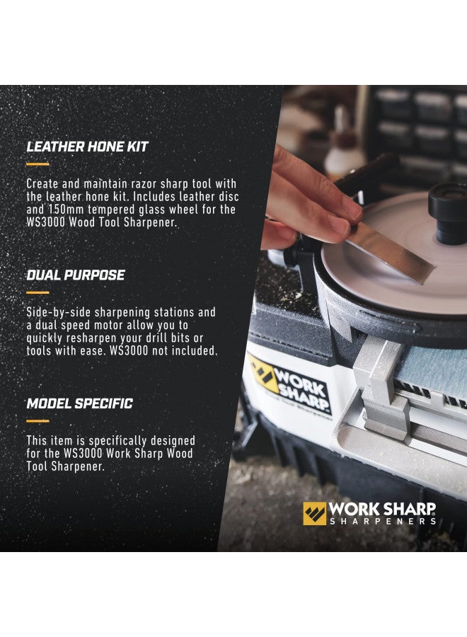Work Sharp مجموعة شحذ الجلد Work Sharp WSSA0002001 (لـ WS3000 فقط)، بيج - Image 3
