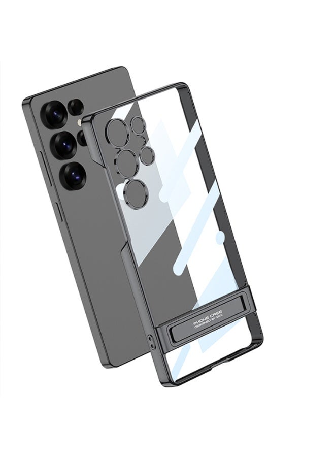 Clear Case for Samsung Galaxy S25 Ultra,with 3 Modes Adjustable Kickstand, Luxury Slim,Thin Flexible Soft Grip,Protective Shockproof Samsung Galaxy S25 Ultra Case - Image 4