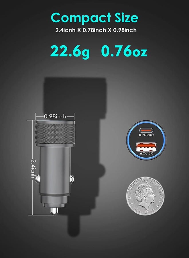 general iPhone Car Charger,USB C Fast Car Charger【Apple MFi Certified】 Apple Car Charging 38W Dual Port Car Charger Lighter Adapter 2x3ft PDu0026QC 3.0 Lightning Cable for iPhone 14/13/12 Pro/11 - Image 3