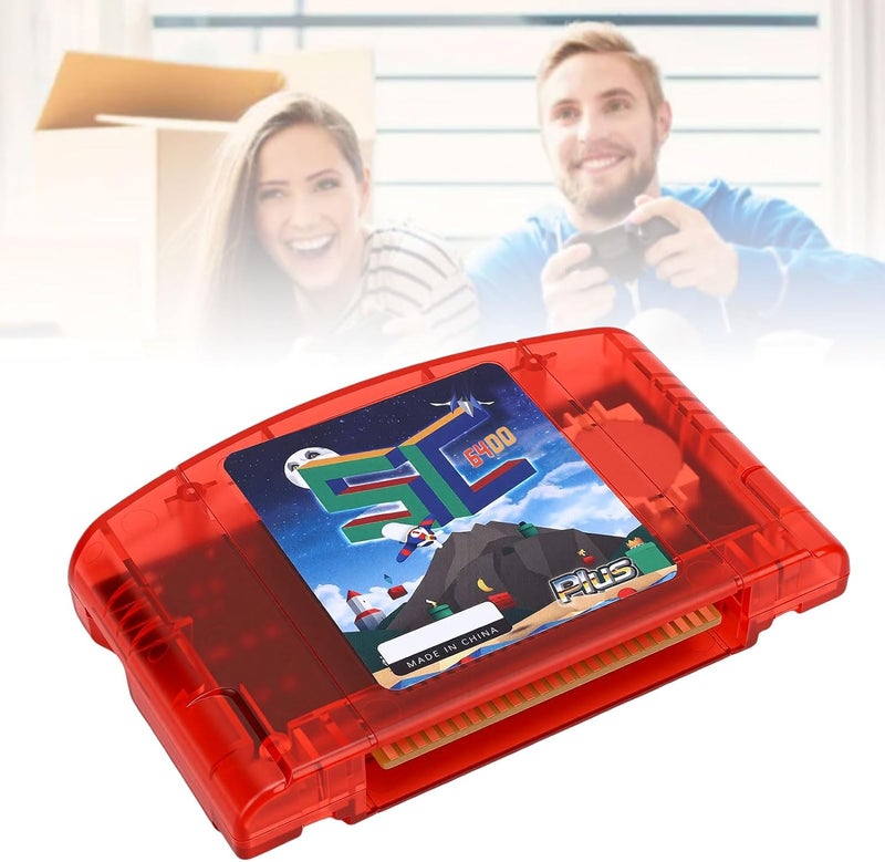 وحدة ذاكرة فلاش مفتوحة المصدر لجهاز N64، قارئ/حارق ألعاب N64 بسعة 32 جيجابايت، مركز محاكاة 64DD والمحاكيات، يدعم مكتبة الألعاب الكاملة والتطبيقات المنزلية، منفذ USB-C إلى PCA (شفاف أحمر) - Image 5
