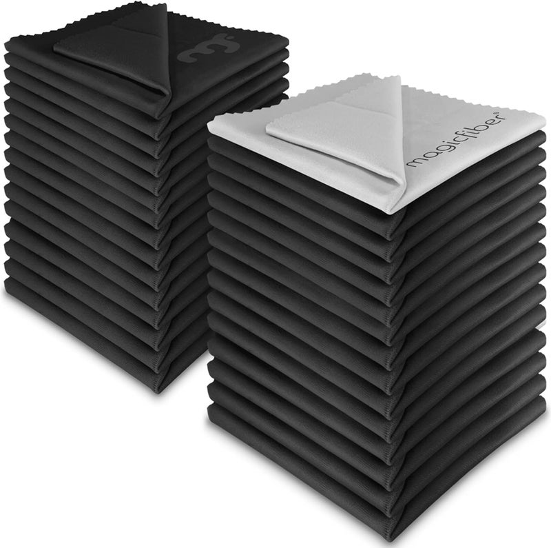 MagicFiber Microfiber Cleaning Cloth, 30 Pack - Premium Cloth for Glasses, Lens, Screens & More - Image 1