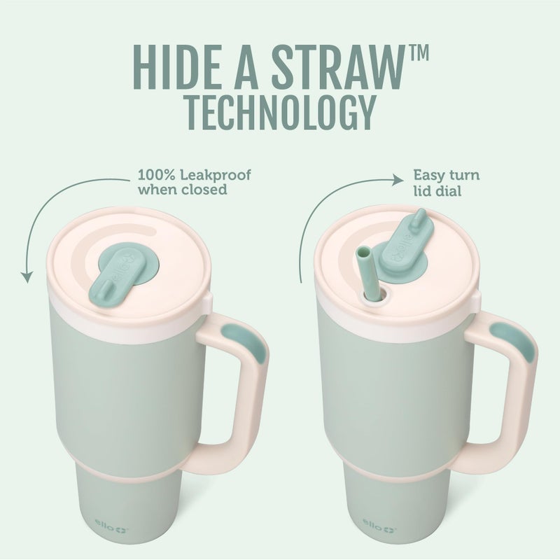 Ello Oasis 40oz Stainless Steel Tumbler - Full Bloom - Image 2