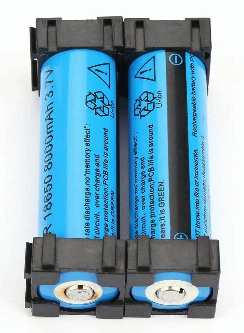 Zikra Battery Holders,18650 Li-ion Battery Holder Stand Cylindrical Battery Pack Bracket,100Pcs - Image 3
