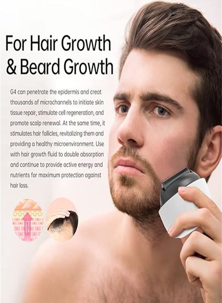 High Quality Microneedle Facial Treatment Massager 1200 Needles Titanium Microneedle Roller for Body Hair Beard Growth Acne Scars Wrinkles Stretch Marks - Image 3