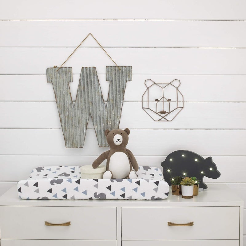 NoJo Metallic Copper Wire Bear Head Wall Art for Nursery and Playroom Décor - Image 3