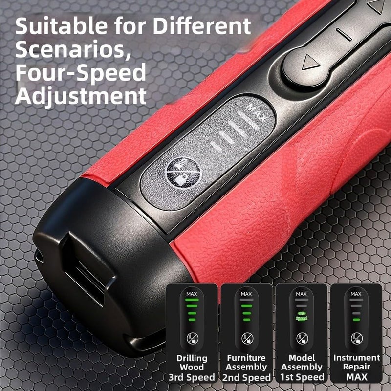 4.2V Electric Ratchet Screwdriver Type C Charging Multi Function Tool Repair Kit - Image 4
